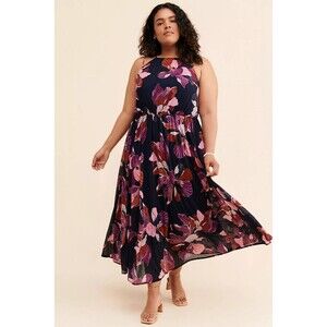 Anthropologie Tiered Halter Maxi Dress 2X